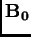 ${\bf B_0}$